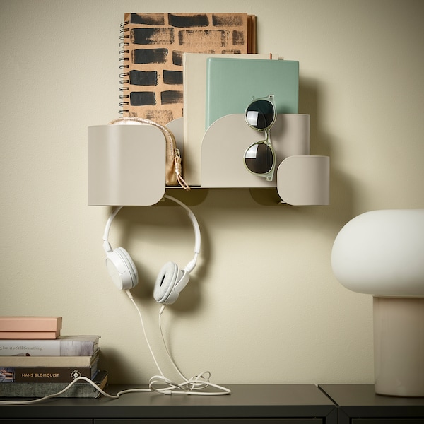 IKEA FAGNING wll orgnzr/hks, light beige-green, Ikea Ireland | 8547WJCGR
