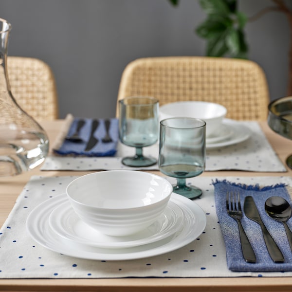 IKEA FAVORISERA 12 piece dinnerware set, white, Ikea Ireland | 5783CTKVJ