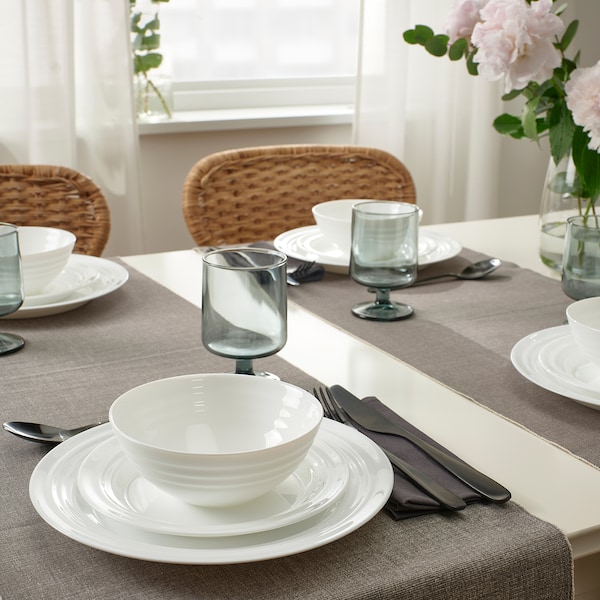 IKEA FAVORISERA 12 piece dinnerware set, white, Ikea Ireland | 5783CTKVJ
