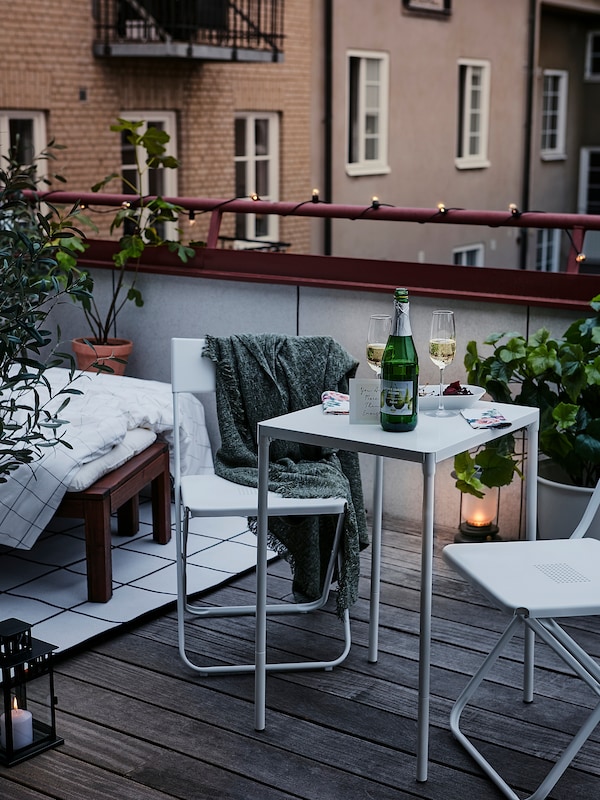 IKEA FEJAN table, white, 19 5/8x17 3/8 in White, Ikea Ireland | 1853DYAWP