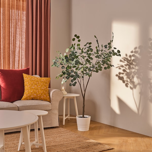 IKEA FEJKA artificial potted plant, indoor/outdoor, 7 ½ in Eucalyptus, Ikea Ireland | 3461GILNY