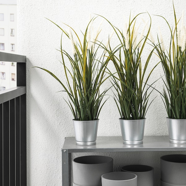 IKEA FEJKA artificial potted plant, indoor/outdoor, 3 ½ in Decoration / Grass, Ikea Ireland | 5792FSWPV