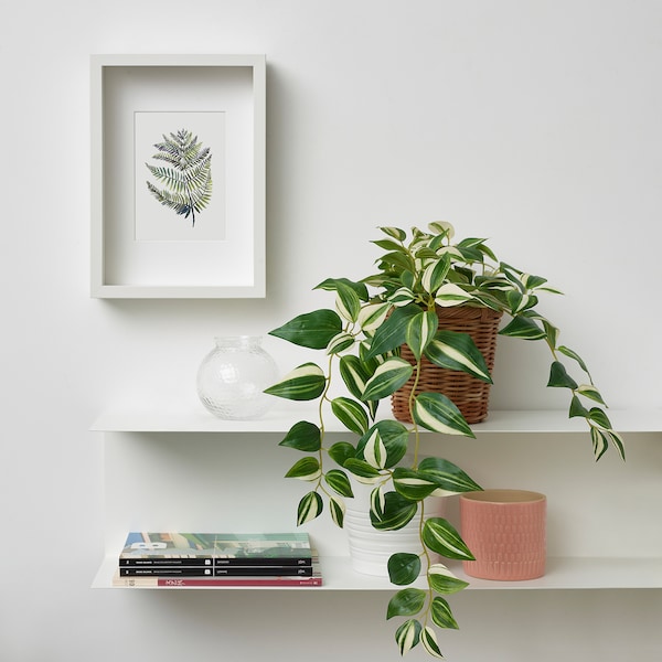 IKEA FEJKA artificial potted plant, indoor/outdoor, 4 ¾ in Tradescantia Zebrina, Ikea Ireland | 6739HGARB
