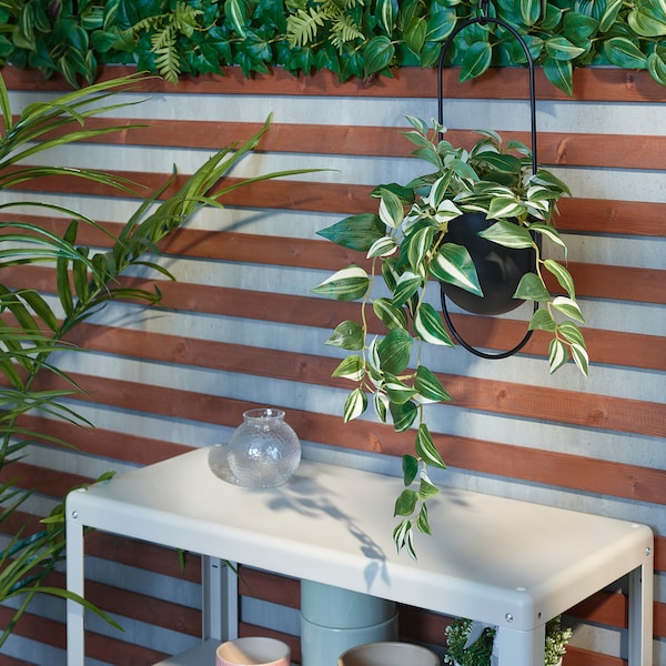 IKEA FEJKA artificial potted plant, indoor/outdoor, 4 ¾ in Tradescantia Zebrina, Ikea Ireland | 6739HGARB