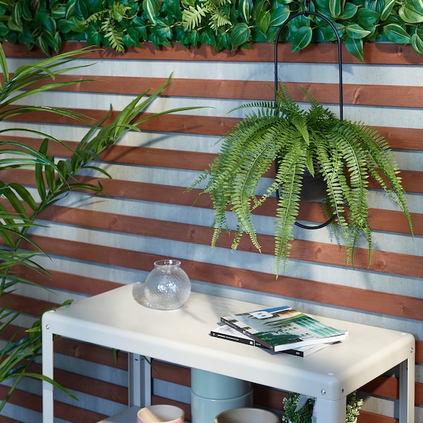 IKEA FEJKA artificial potted plant, indoor/outdoor, 4 ¾ in Hanging / Fern, Ikea Ireland | 7834VQKTU