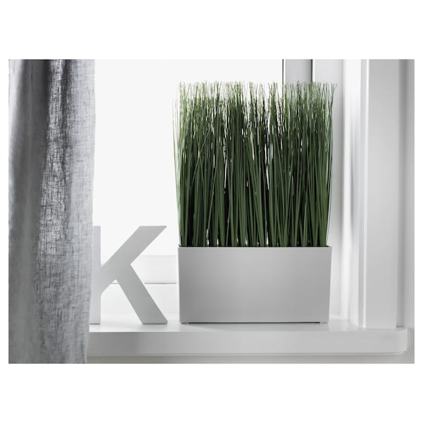 IKEA FEJKA artificial potted plant with pot, indoor/outdoor grass, Ikea Ireland | 2458OWRFS