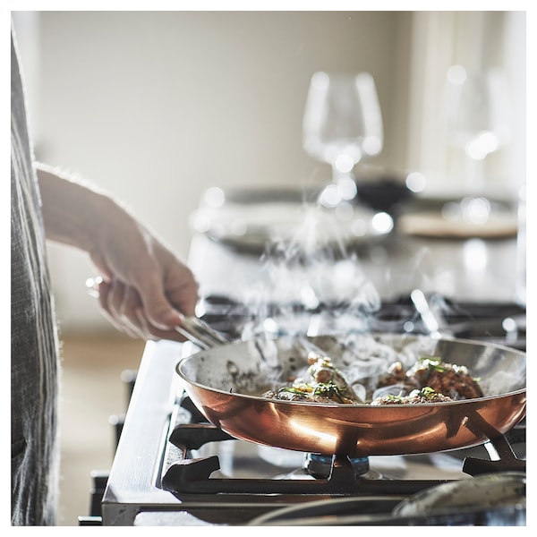 IKEA FINMAT frying pan, copper/stainless steel, 11 in, Ikea Ireland | 4061XSZTG