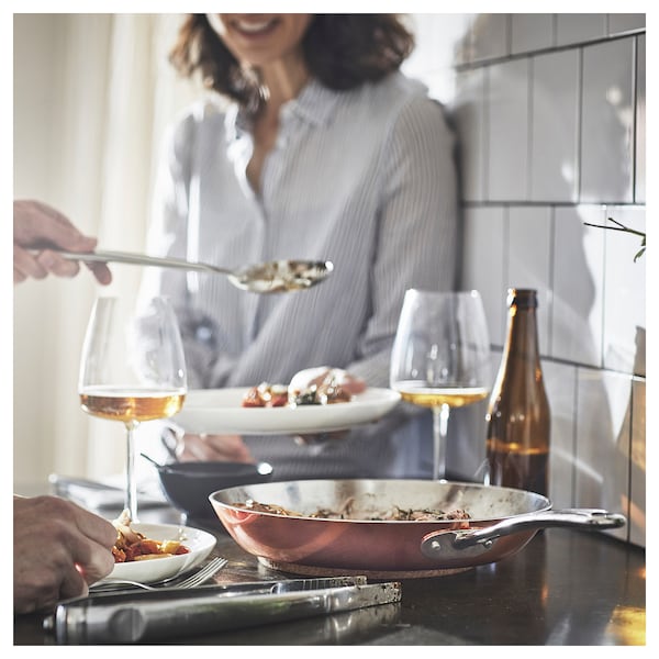 IKEA FINMAT frying pan, copper/stainless steel, 11 in, Ikea Ireland | 4061XSZTG