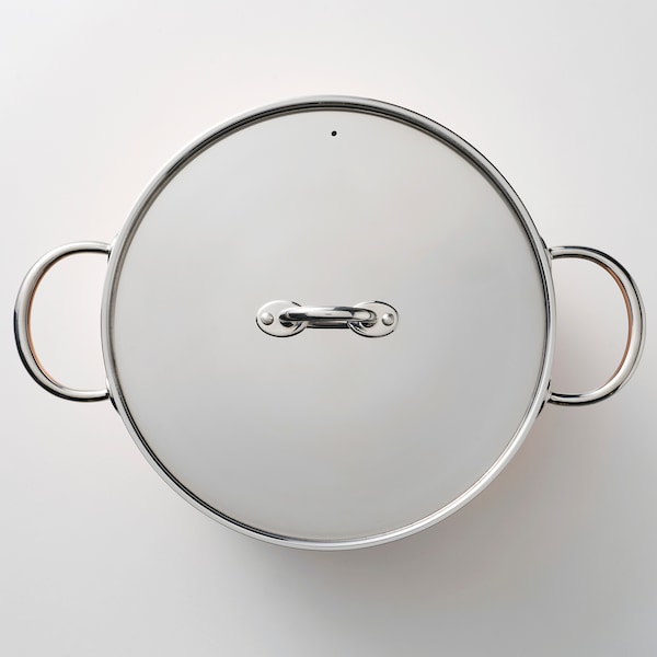 IKEA FINMAT pot with lid, copper/stainless steel, 5 qt, Ikea Ireland | 2017UMECR