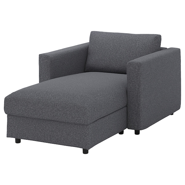 IKEA FINNALA chaise cover Gunnared Medium Gray, Ikea Ireland | 0976UEKCT