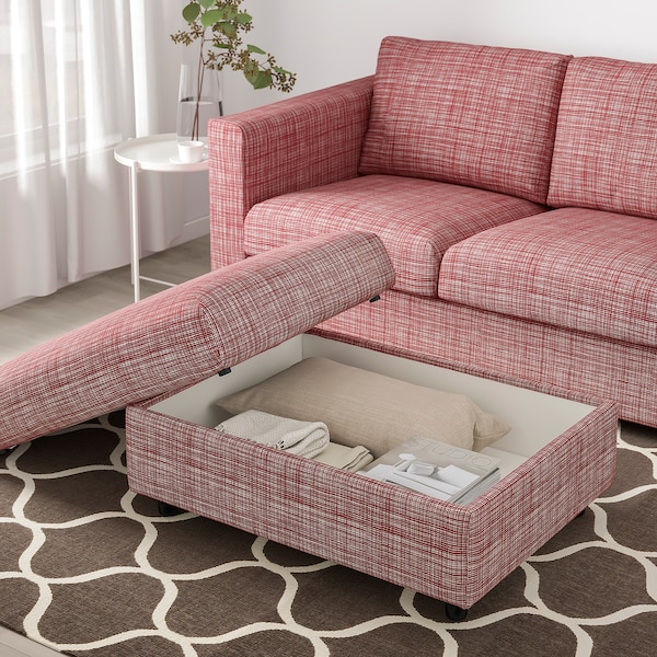 IKEA FINNALA cover for ottoman with storage Dalstorp Multicolor, Ikea Ireland | 4958SLJQR