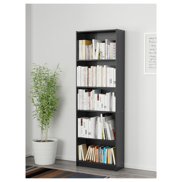 IKEA FINNBY Bookcase, black, 23 5/8x70 7/8 in, Ikea Ireland | 1906CRFKP