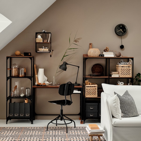 IKEA FJÄLLBO Laptop table, black, 39 3/8x14 1/8 in, Ikea Ireland | 3806WJRQE