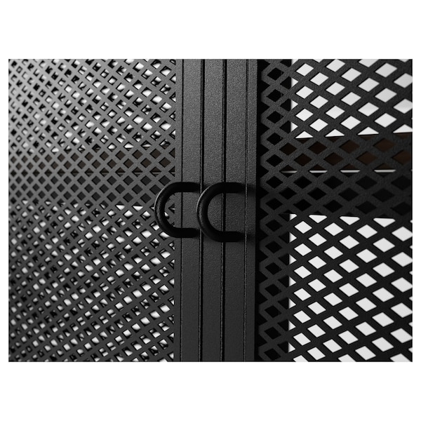IKEA FJÄLLBO TV storage combination, black, 98 3/8x14 1/8x37 3/8 in, Ikea Ireland | 4169GSDKZ