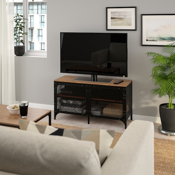IKEA FJÄLLBO TV unit, black, 39 3/8x14 1/8x21 1/4 in, Ikea Ireland | 1685QUKOS