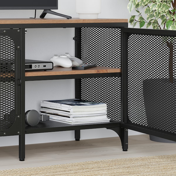 IKEA FJÄLLBO TV unit, black, 39 3/8x14 1/8x21 1/4 in, Ikea Ireland | 1685QUKOS