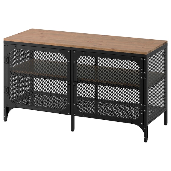 IKEA FJÄLLBO TV unit, black, 39 3/8x14 1/8x21 1/4 in, Ikea Ireland | 1685QUKOS