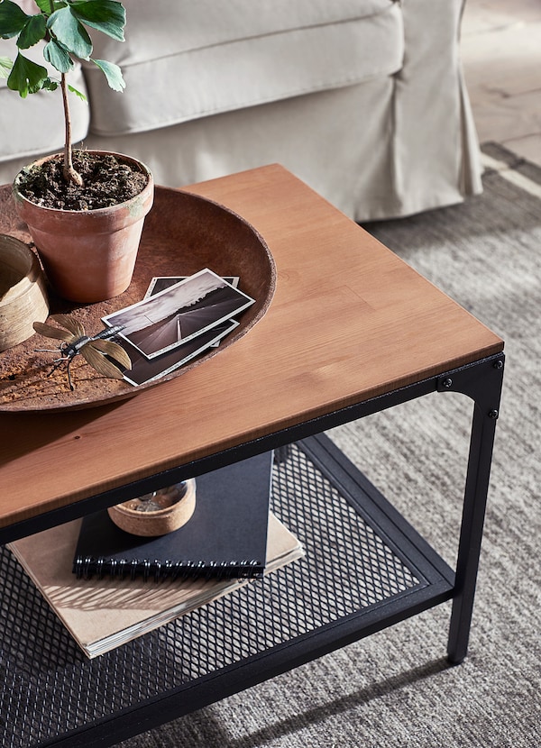 IKEA FJÄLLBO coffee table, black, 35 3/8x18 1/8 in, Ikea Ireland | 4920QJVRT