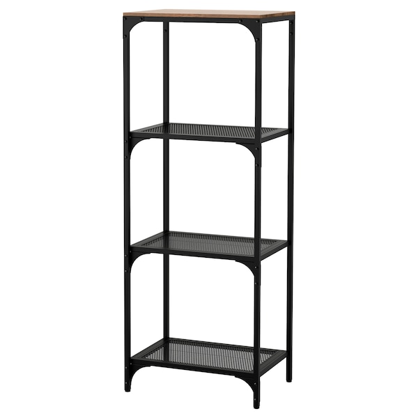 IKEA FJÄLLBO shelf unit, black, 20 1/8x53 1/2 in, Ikea Ireland | 9458SOFGE