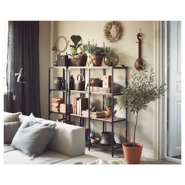 IKEA FJÄLLBO shelf unit, black, 39 3/8x53 1/2 in, Ikea Ireland | 4782HYBWV