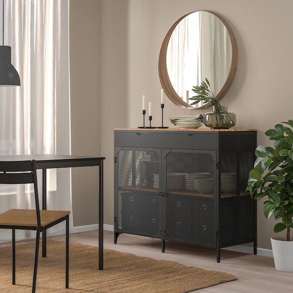 IKEA FJÄLLBO sideboard, black, Ikea Ireland | 1059EIJUK