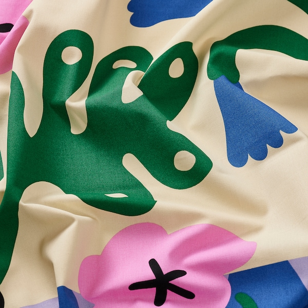 IKEA FJÄLLDRABA pre-cut fabric, multicolor, 59x118 in, Ikea Ireland | 6213UCETJ