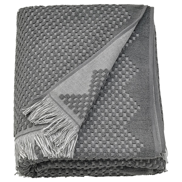 IKEA FJÄLLSTARR bath sheet, 39x59 in Dark Gray, Ikea Ireland | 2916LNRCU