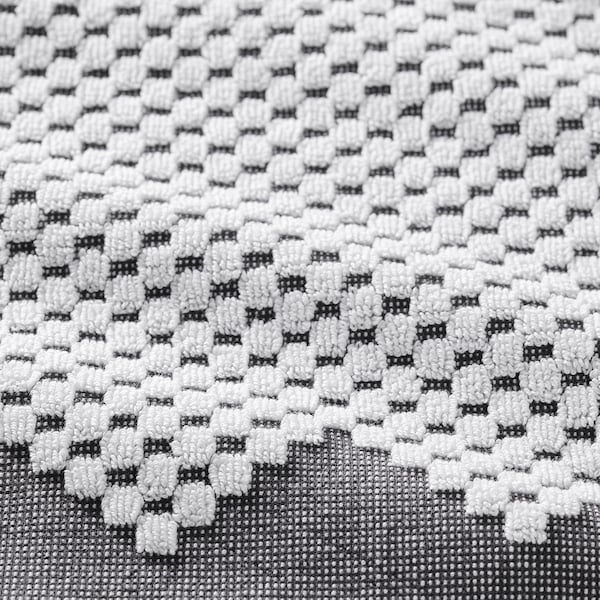 IKEA FJÄLLSTARR bath sheet, 39x59 in White / Gray, Ikea Ireland | 8756TPUFX