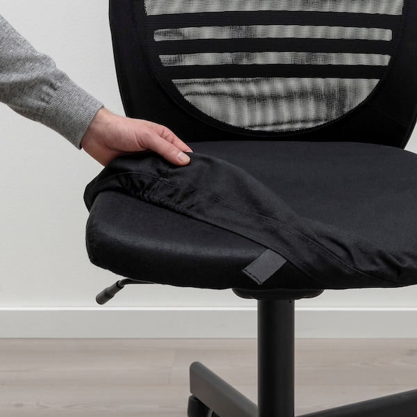 IKEA FLINTAN office chair with armrests Black, Ikea Ireland | 3762ESUBQ