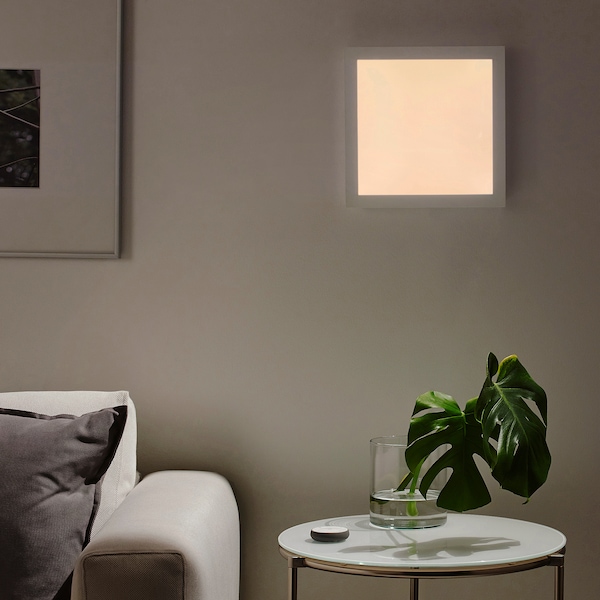 IKEA FLOALT LED light panel, dimmable white spectrum, 12x12 in, Ikea Ireland | 3764VEGNF