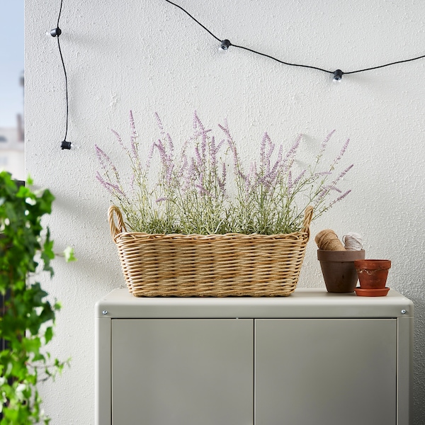 IKEA FLODBJÖRK flower box, indoor/outdoor light gray-brown, 21x8 in, Ikea Ireland | 2957HQSJK
