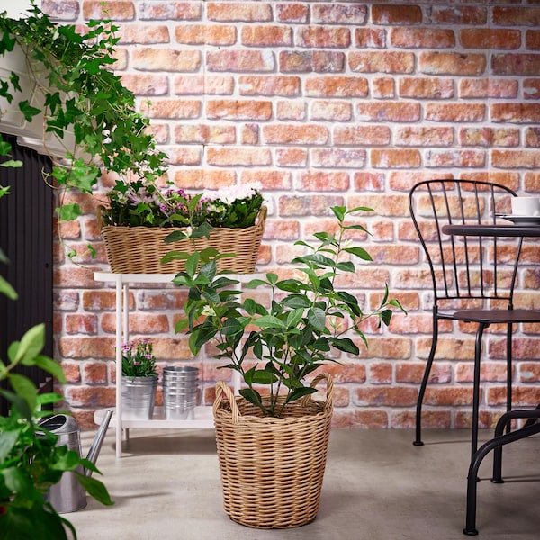 IKEA FLODBJÖRK plant pot, indoor/outdoor light gray-brown, 9 ½ in, Ikea Ireland | 1840XZALU