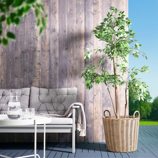 IKEA FLODBJÖRK plant pot, indoor/outdoor light gray-brown, 16 ¼ in, Ikea Ireland | 7380NBHXK
