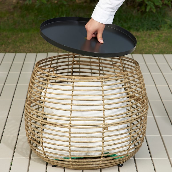 IKEA FÅLSKÄR coffee table, outdoor, brown, Ikea Ireland | 1093HITRG