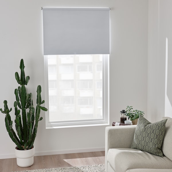 IKEA FÖNSTERBLAD black-out roller blind, 30x61 in White, Ikea Ireland | 2178UEZTN