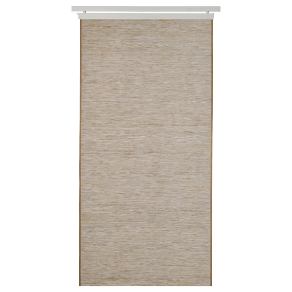 IKEA FÖNSTERVIVA panel curtain, 24x118 in Beige / Gray, Ikea Ireland | 0538NLCWA