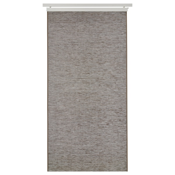 IKEA FÖNSTERVIVA panel curtain, 24x118 in Brown / Gray, Ikea Ireland | 5243QVOZX