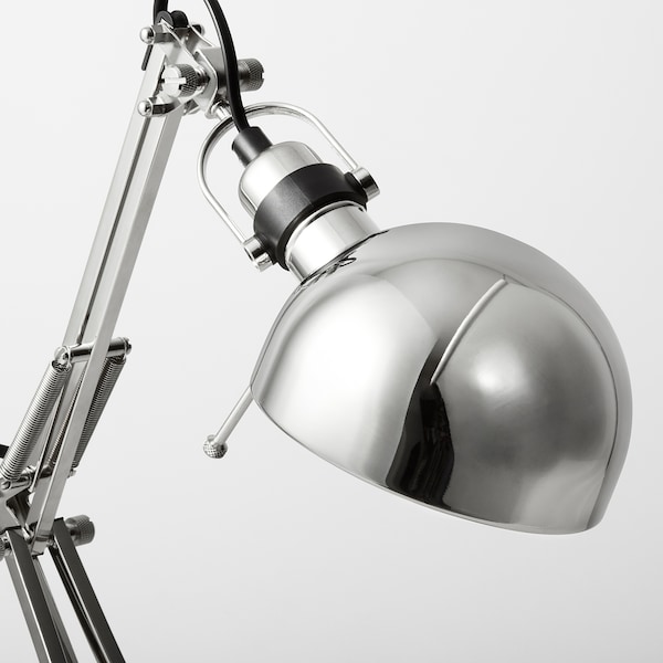 IKEA FORSÅ work lamp Nickel Plated, Ikea Ireland | 9680RNKDM
