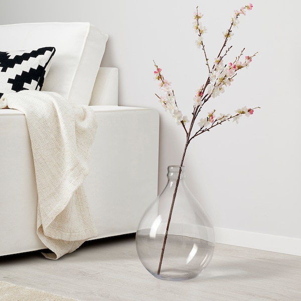 IKEA FRAMPRESSA vase, clear glass, 15 ¾ in, Ikea Ireland | 3847QVAJH