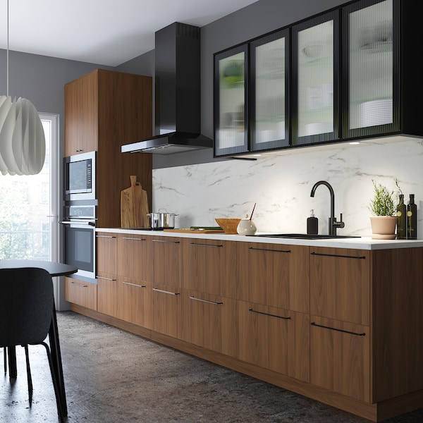 IKEA FÖRBÄTTRA cover panel, 25x30 in Brown Walnut Effect, Ikea Ireland | 3720IKPMF