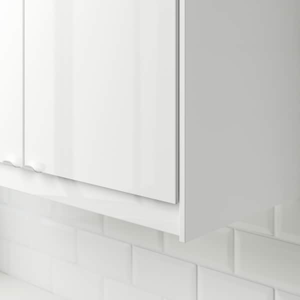 IKEA FÖRBÄTTRA rounded deco strip, 87 in High Gloss White, Ikea Ireland | 9263KSTMG