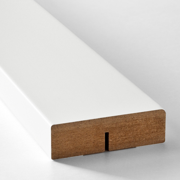 IKEA FÖRBÄTTRA rounded deco strip, 87 in Matt White, Ikea Ireland | 6312EVICO