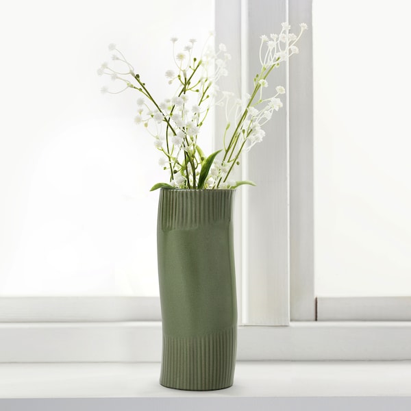 IKEA FRÖDD vase, dark green, 8 ¼ in, Ikea Ireland | 3769HBTIE