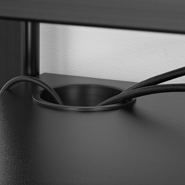 IKEA FREDDE gaming desk, black, 55 1/8x29 1/8x28 3/4 in, Ikea Ireland | 5906ZSGOC