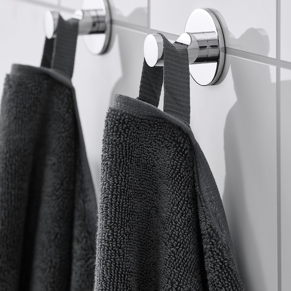 IKEA FREDRIKSJÖN bath towel, 28x55 in Dark Gray, Ikea Ireland | 3851ZJQML