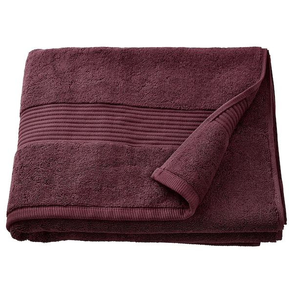 IKEA FREDRIKSJÖN bath towel, 28x55 in Deep Red, Ikea Ireland | 2746PCAQU