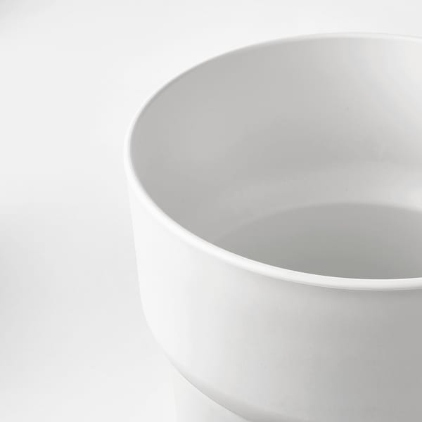 IKEA FÖRENLIG plant pot, indoor/outdoor white, 9 ½ in, Ikea Ireland | 3269RTFQY
