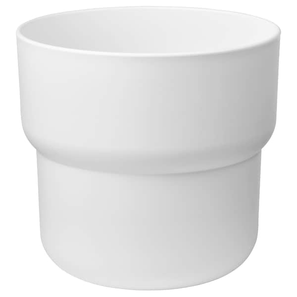 IKEA FÖRENLIG plant pot, indoor/outdoor white, 9 ½ in, Ikea Ireland | 3269RTFQY