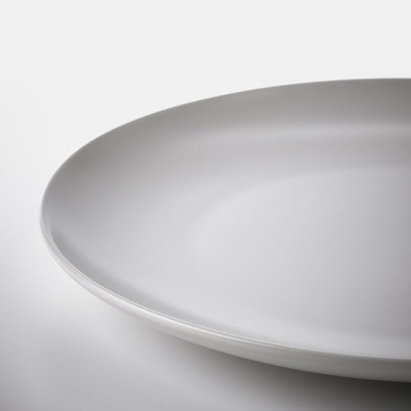 IKEA FÄRGKLAR 18-piece dinnerware set Matte Light Gray, Ikea Ireland | 3250KBCIA