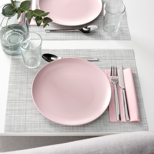 IKEA FÄRGKLAR 18-piece dinnerware set Matte Light Pink, Ikea Ireland | 5194EQZUO